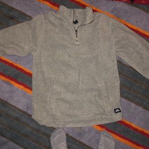 vintage GAP grey quarterzip